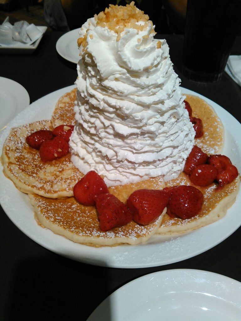 エッグスシングスのパンケーキ