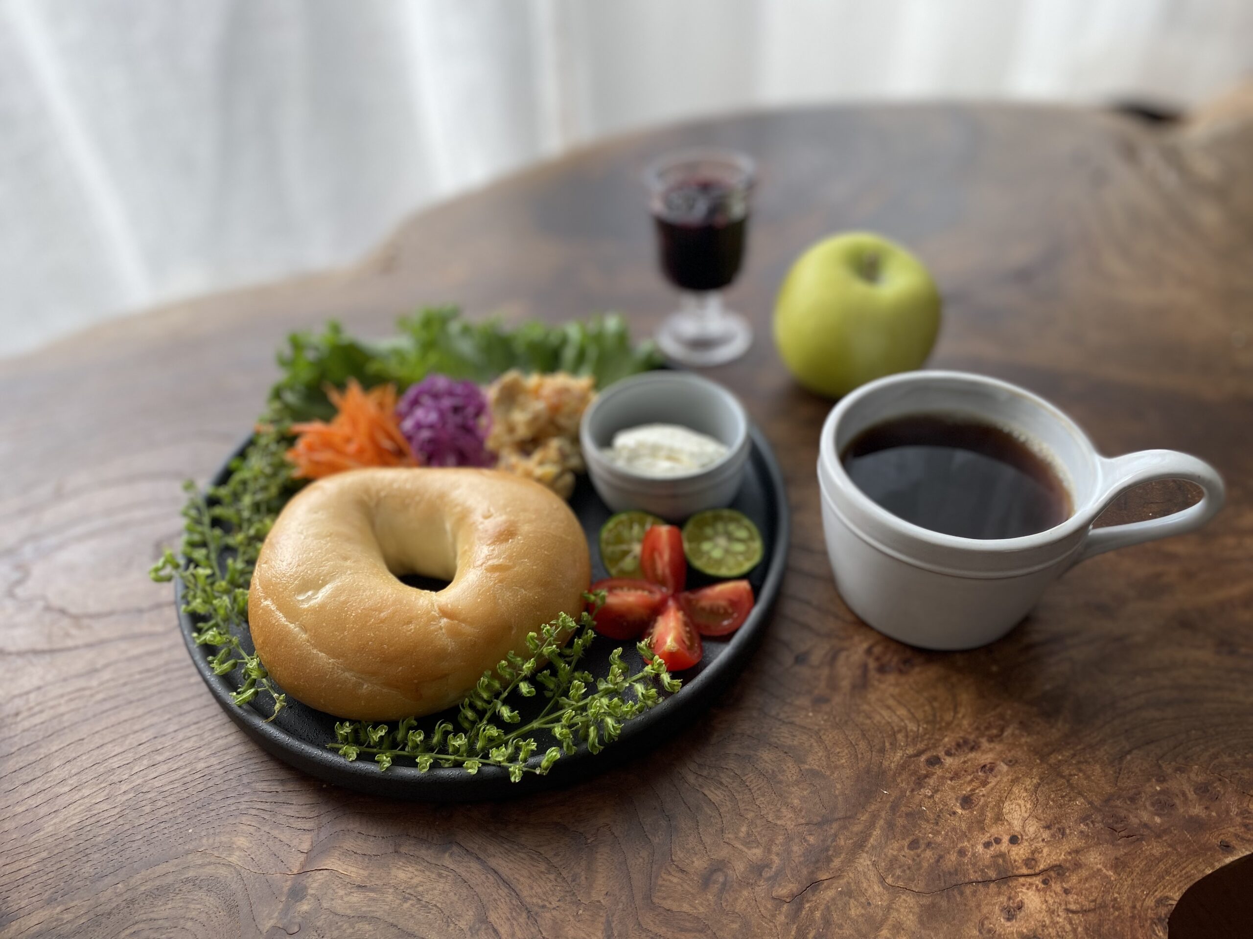 モントリオールベーグル朝ごはん