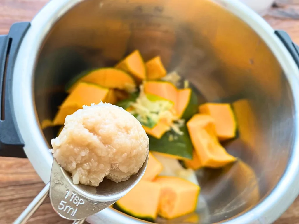 ホットクックで作る塩麹かぼちゃのポタージュ