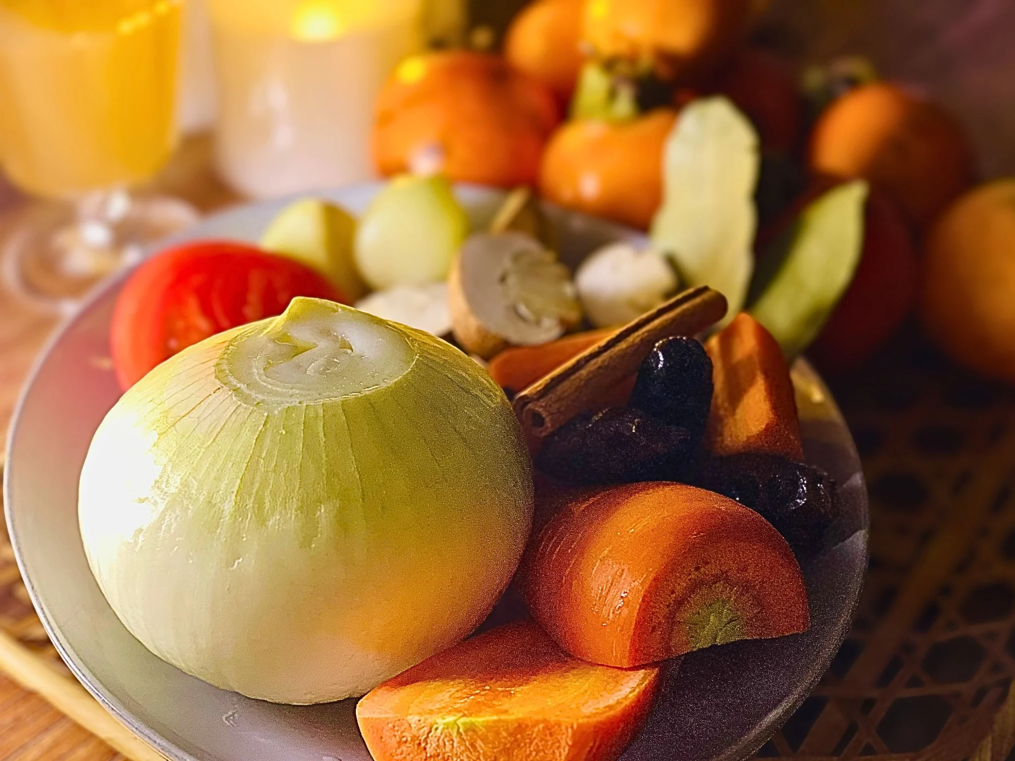 柿でウスターソース作り