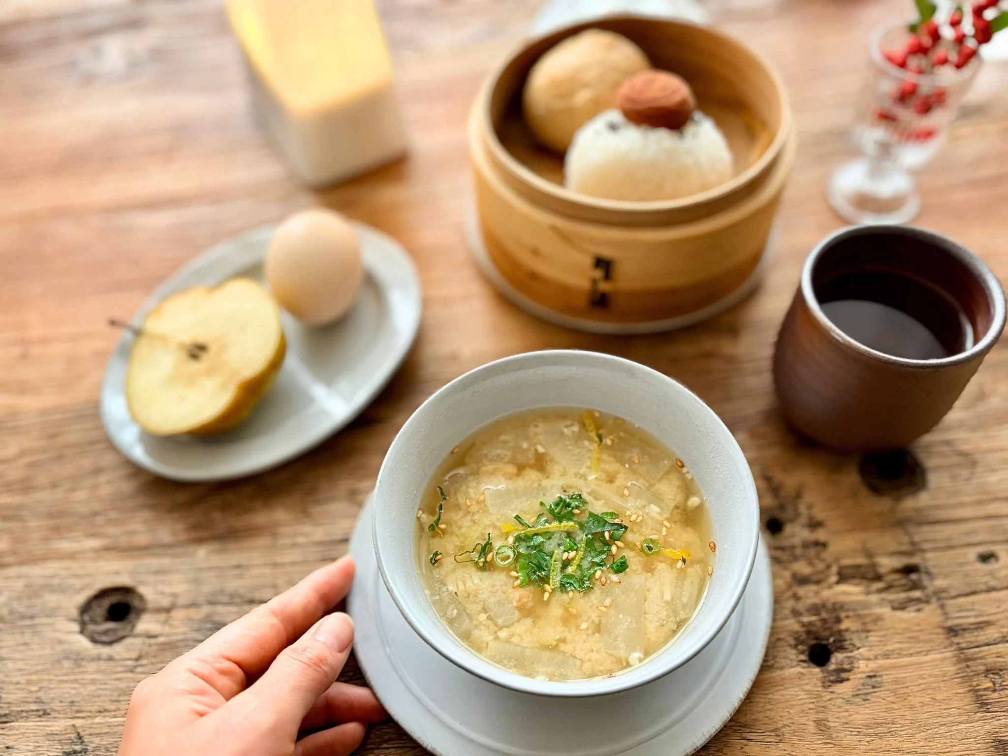 手作り味噌で作る朝ごはん