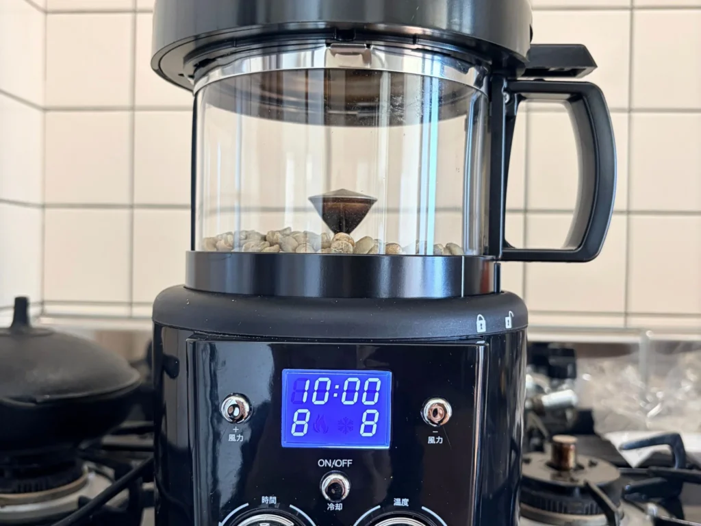 3代目の自家焙煎コーヒーメーカー