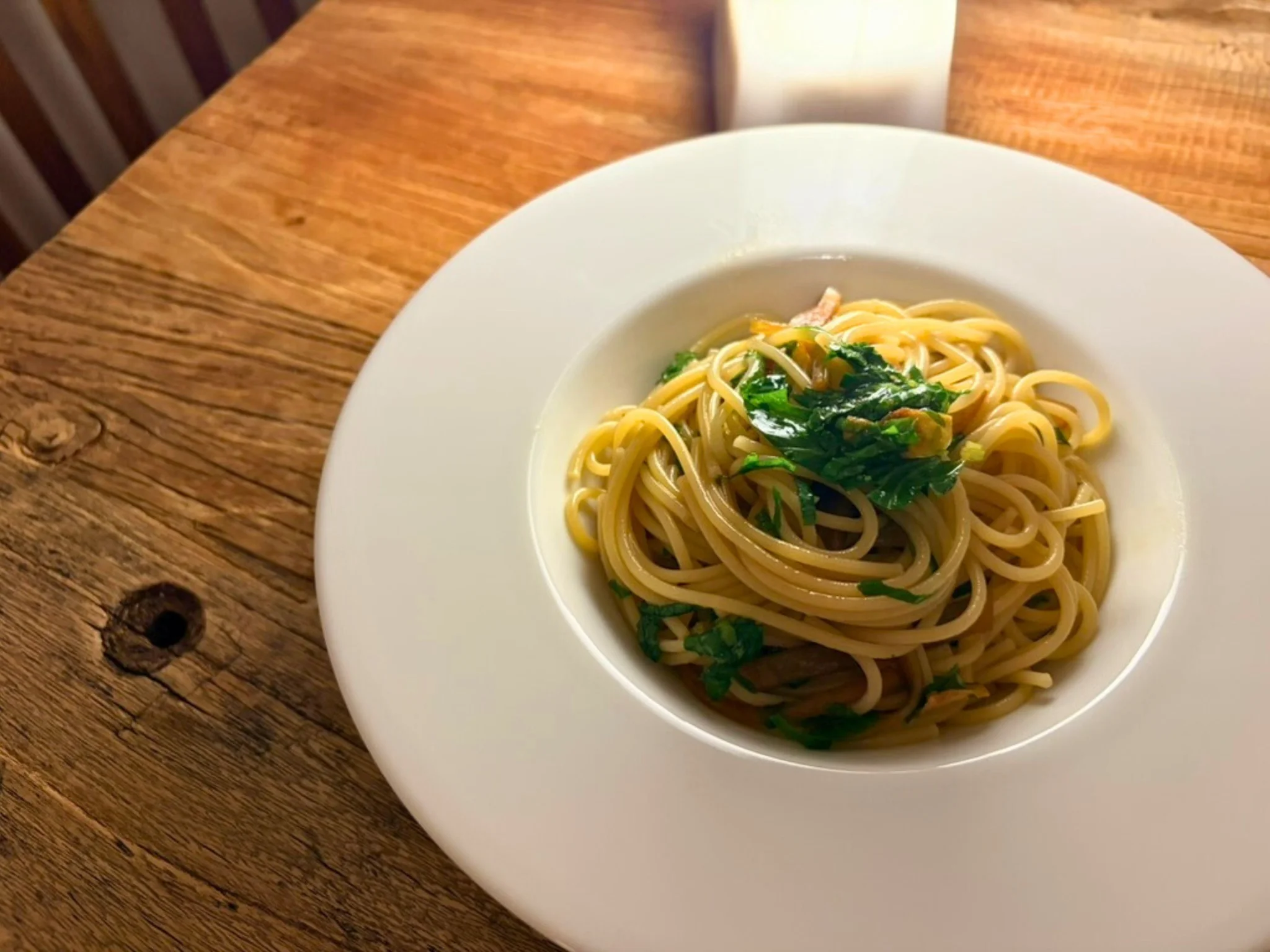 賄い風きんぴらパスタ