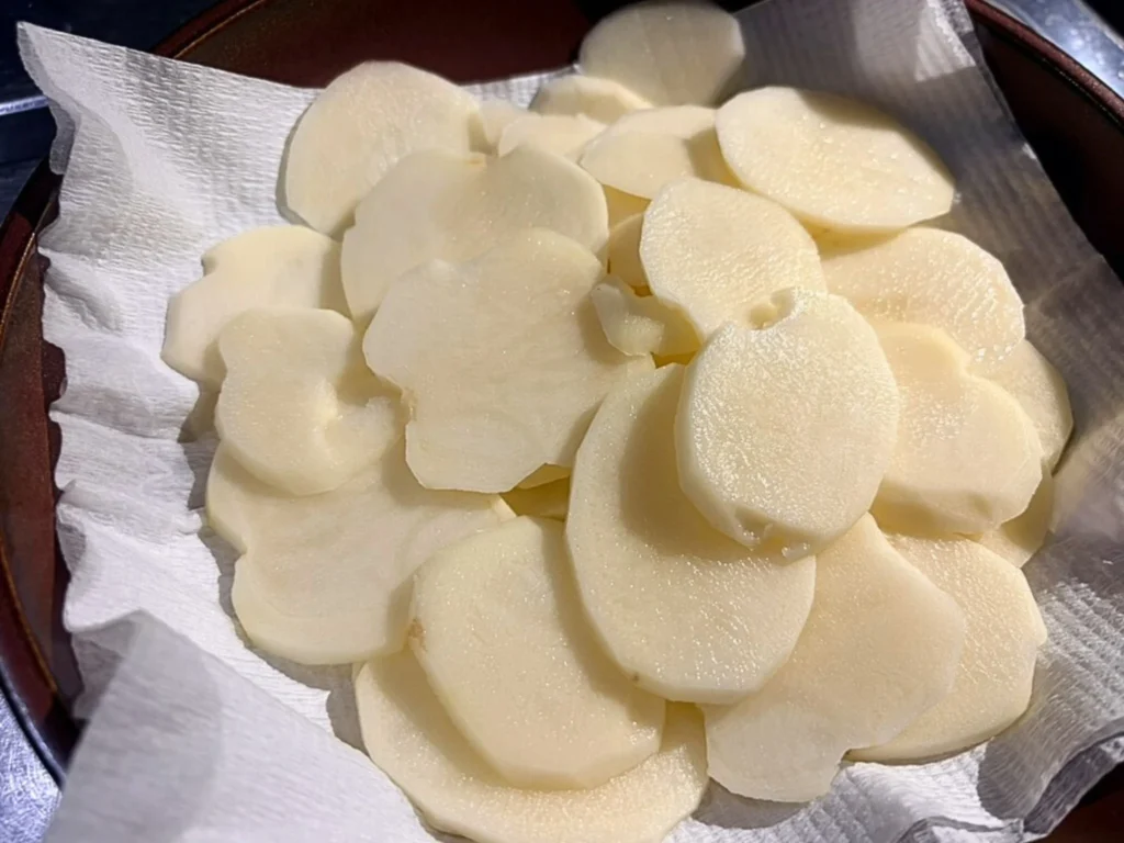水気をしっかり切ったじゃがいも