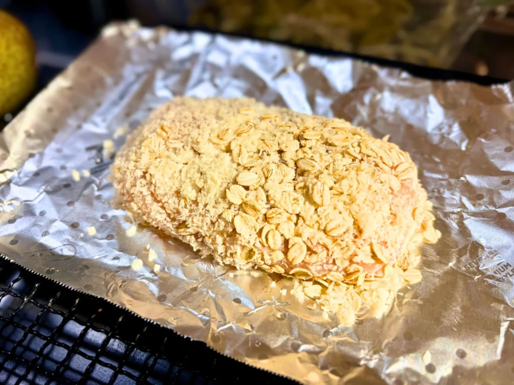 ささみフライ　梅ペースト入り