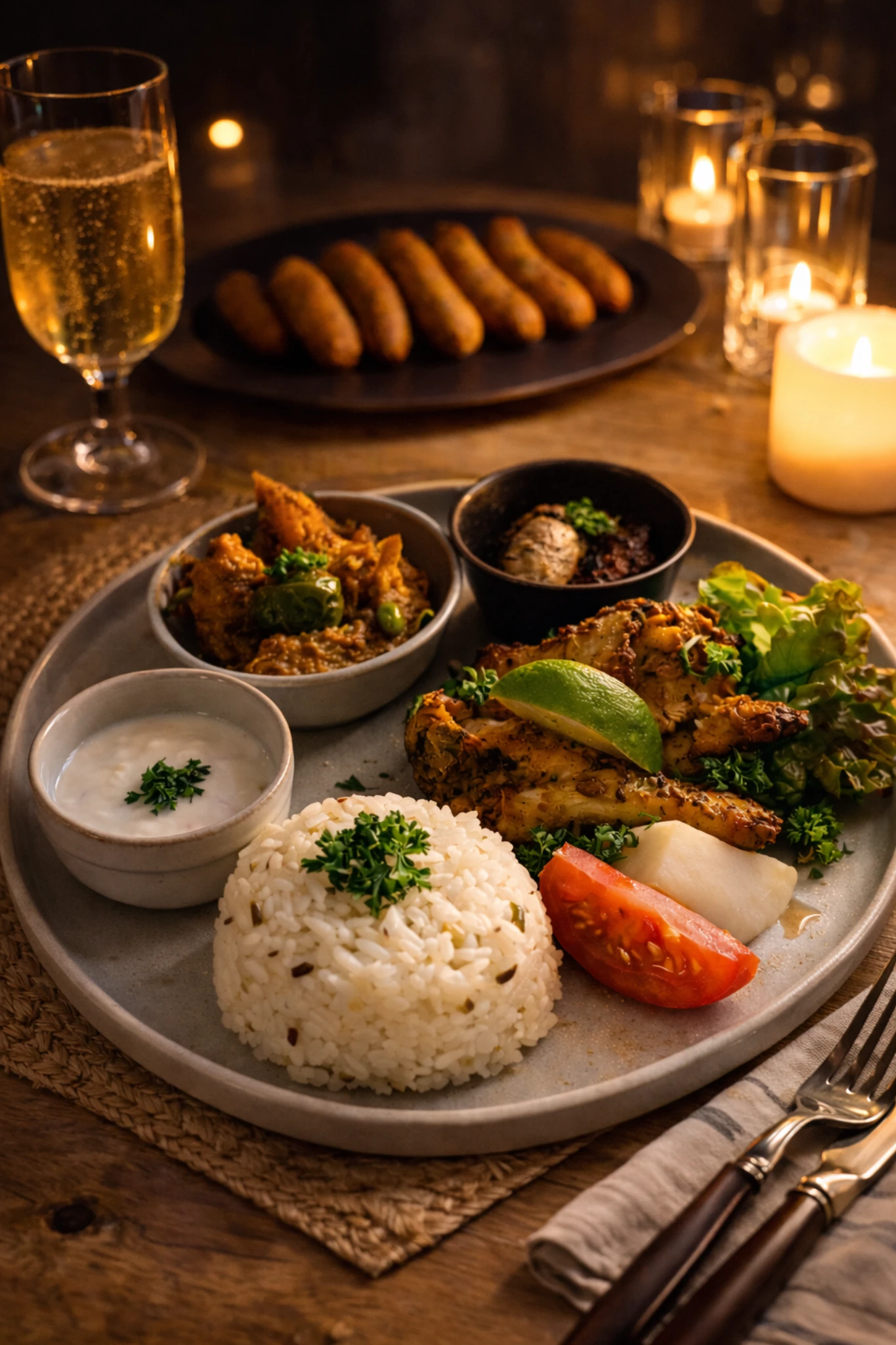 揃っていなくても始めた私のスパイス料理の最終段階の記録。